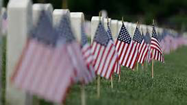 Memorial Day flags